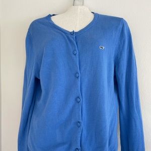 Vineyard Vines | cardigan in cornflower blue
